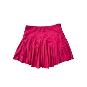 gold hinge pleated tennis skirt - size XS